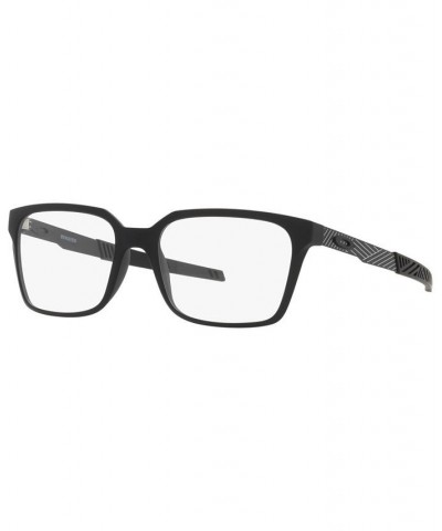 OX8054 Dehaven Men's Rectangle Eyeglasses Satin Black $41.60 Mens