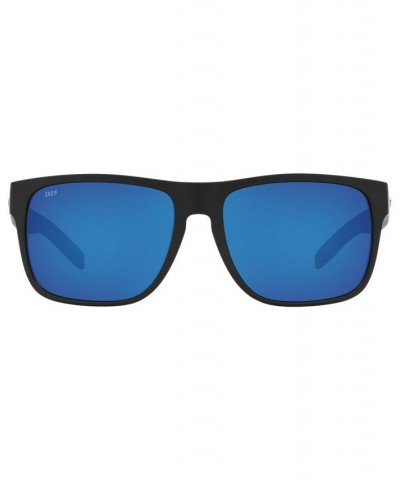 SPEARO XL Polarized Sunglasses 6S9013 59 11 MATTE BLACK/BLUE MIRROR 580P $22.40 Unisex