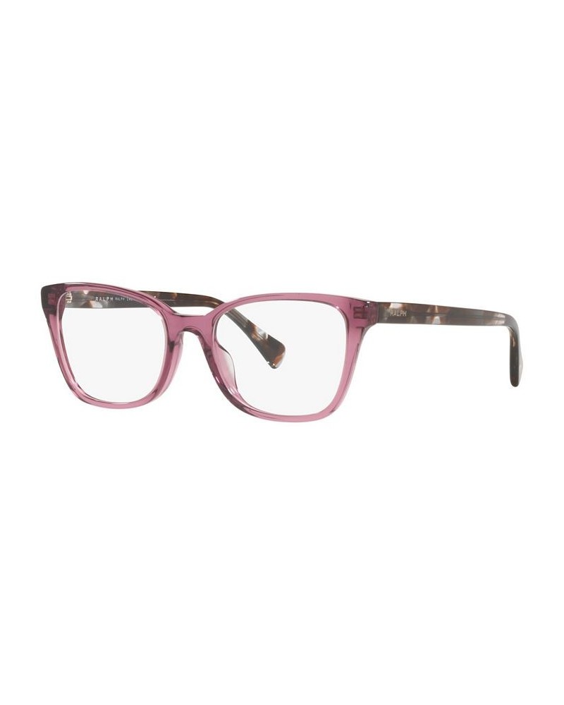 RA7137U Women's Pillow Eyeglasses Shiny Transparent Violet $24.13 Womens