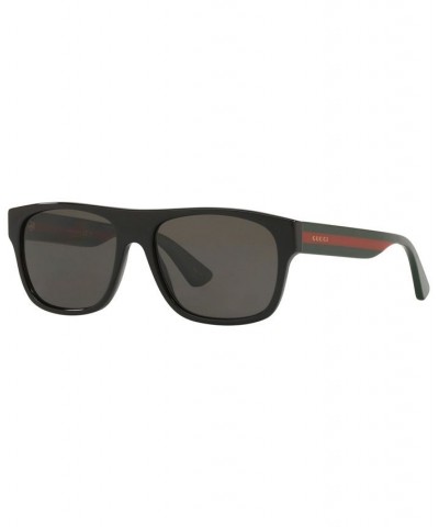 Polarized Sunglasses GG0341S 56 BLACK SHINY / GREY POLAR $113.85 Unisex