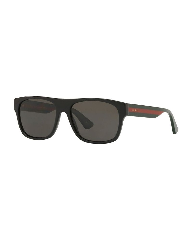 Polarized Sunglasses GG0341S 56 BLACK SHINY / GREY POLAR $113.85 Unisex