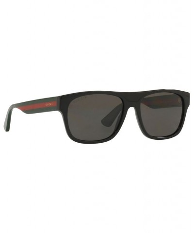 Polarized Sunglasses GG0341S 56 BLACK SHINY / GREY POLAR $113.85 Unisex