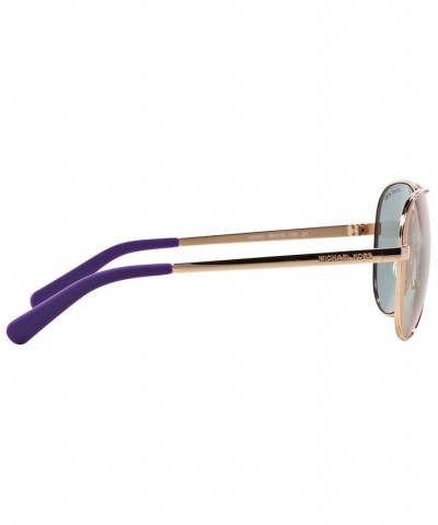 CHELSEA Sunglasses MK5004 GOLD PINK/PURPLE MIRROR $27.72 Unisex