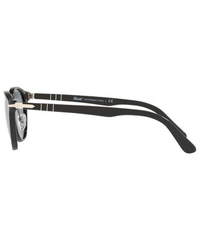 Sunglasses PO3108S 49 BLACK / LIGHT BLUE $40.20 Unisex