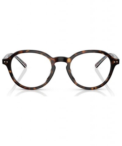 Men's Oval Eyeglasses PH2251U48-O Shiny Dark Havana $50.75 Mens