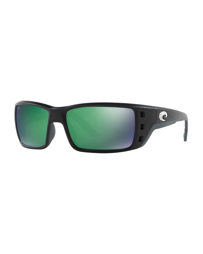 Polarized Sunglasses PERMIT 62 BLACK MATTE/GREEN MIRROR $68.25 Unisex