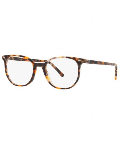 RB5397 ELLIOT Unisex Irregular Eyeglasses Yellow and Blue Havana $51.91 Unisex