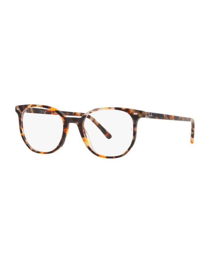 RB5397 ELLIOT Unisex Irregular Eyeglasses Yellow and Blue Havana $51.91 Unisex