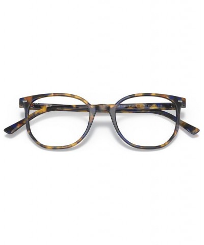 RB5397 ELLIOT Unisex Irregular Eyeglasses Yellow and Blue Havana $51.91 Unisex