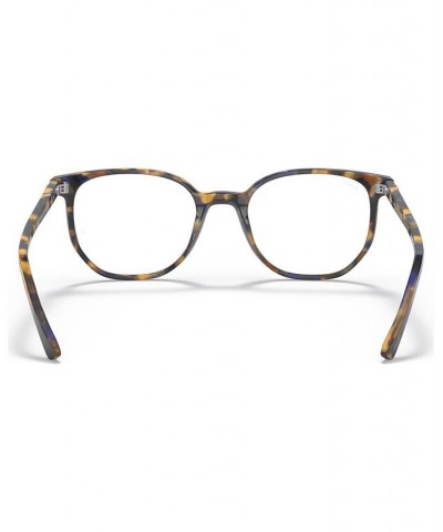 RB5397 ELLIOT Unisex Irregular Eyeglasses Yellow and Blue Havana $51.91 Unisex