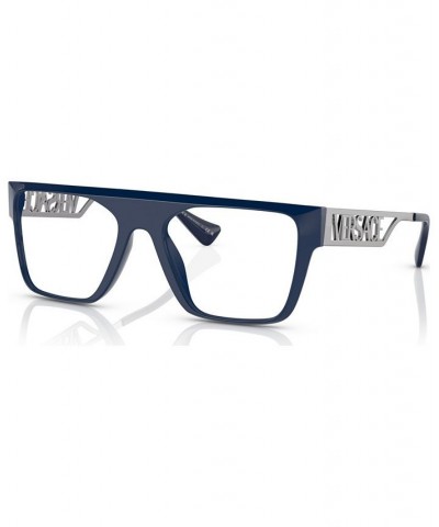 Men's Rectangle Eyeglasses VE3326U55-X Blue $31.13 Mens