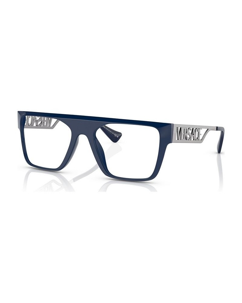 Men's Rectangle Eyeglasses VE3326U55-X Blue $31.13 Mens