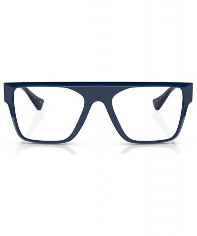 Men's Rectangle Eyeglasses VE3326U55-X Blue $31.13 Mens