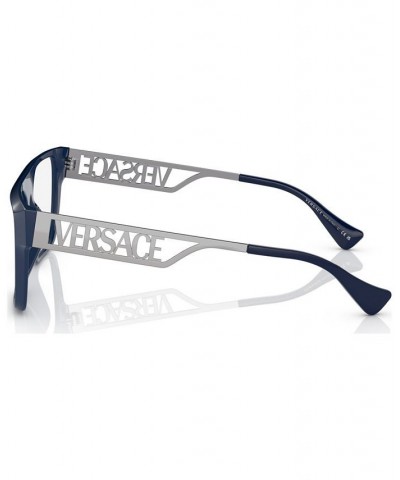 Men's Rectangle Eyeglasses VE3326U55-X Blue $31.13 Mens