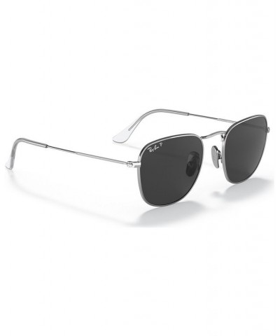 Men's Polarized Sunglasses RB8157 51 Frank Titanium SILVER/POLAR BLACK $44.90 Mens