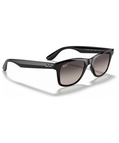 Polarized Sunglasses RB464050-YP SHINY BLACK/GREY GRADIENT DARK GREY POLAR $56.28 Unisex