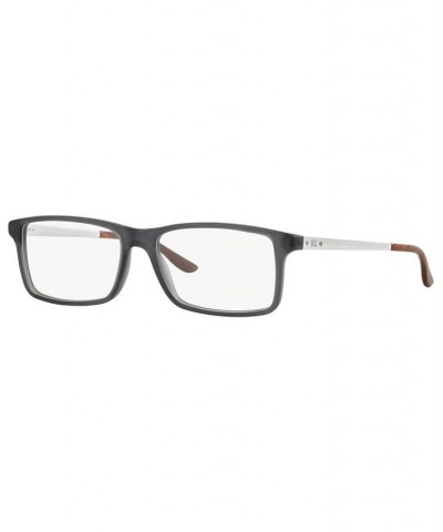 RL6128 Men's Rectangle Eyeglasses Matte Gry $47.74 Mens