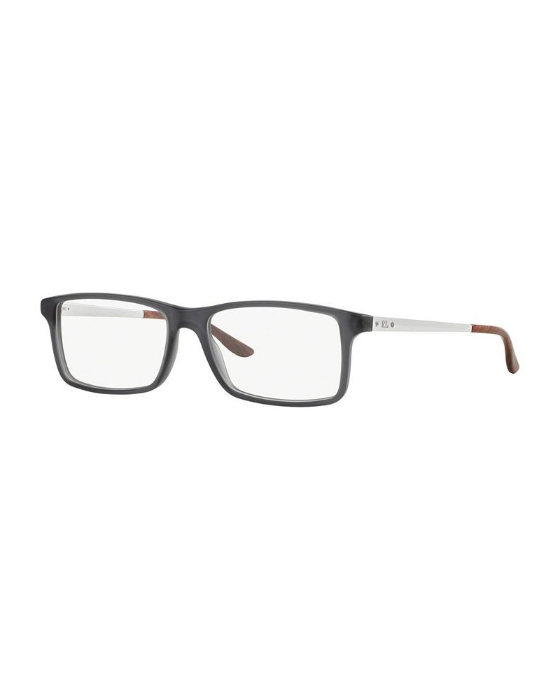 RL6128 Men's Rectangle Eyeglasses Matte Gry $47.74 Mens