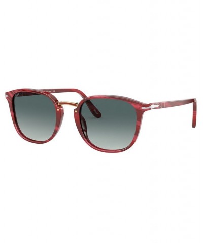 Men's Sunglasses PO3186S HORN RED/GREY GRADIENT GREY $36.30 Mens