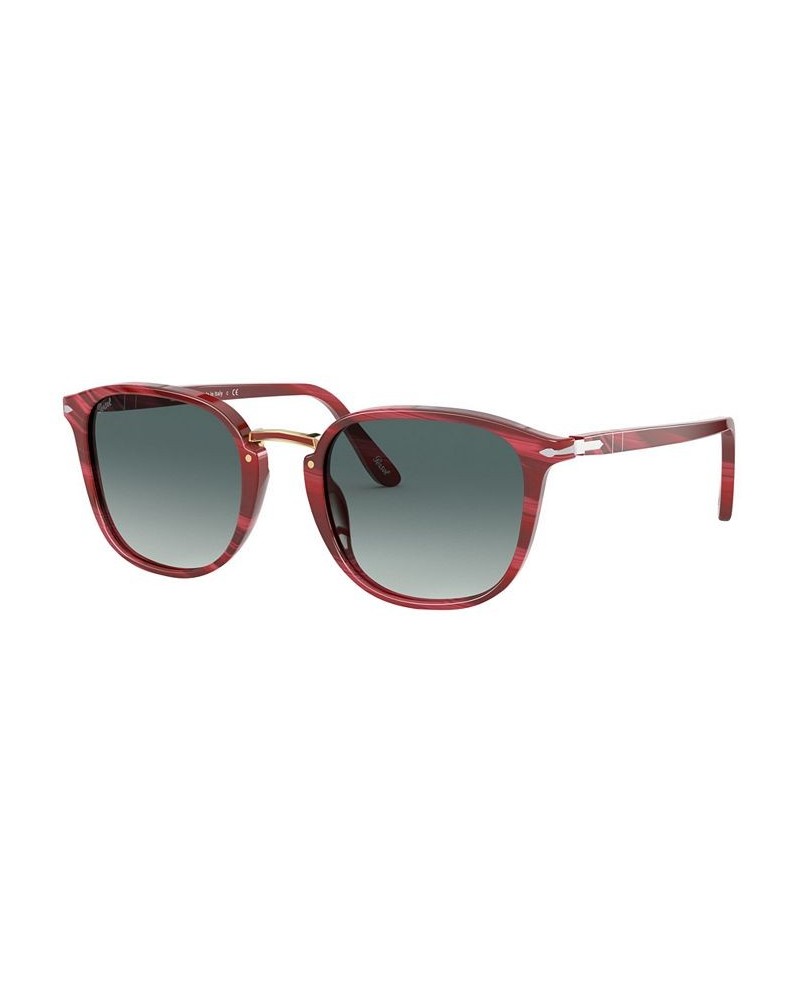 Men's Sunglasses PO3186S HORN RED/GREY GRADIENT GREY $36.30 Mens