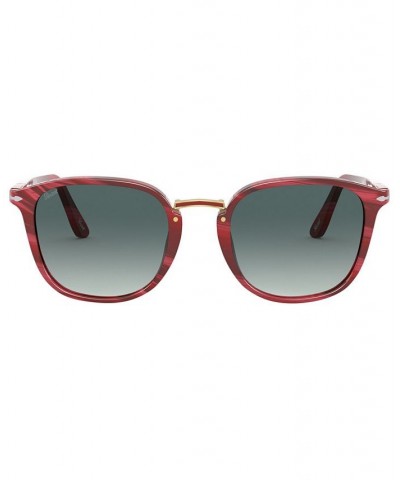 Men's Sunglasses PO3186S HORN RED/GREY GRADIENT GREY $36.30 Mens