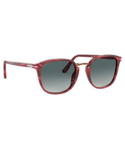 Men's Sunglasses PO3186S HORN RED/GREY GRADIENT GREY $36.30 Mens