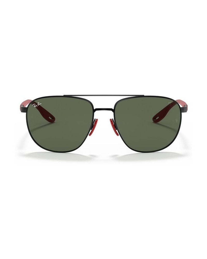 Men's Sunglasses RB3659M Scuderia Ferrari Collection 57 BLACK/DARK GREEN $24.05 Mens