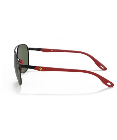 Men's Sunglasses RB3659M Scuderia Ferrari Collection 57 BLACK/DARK GREEN $24.05 Mens