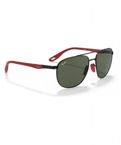 Men's Sunglasses RB3659M Scuderia Ferrari Collection 57 BLACK/DARK GREEN $24.05 Mens