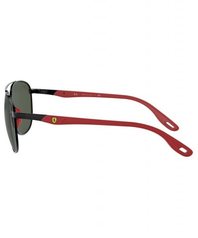 Men's Sunglasses RB3659M Scuderia Ferrari Collection 57 BLACK/DARK GREEN $24.05 Mens