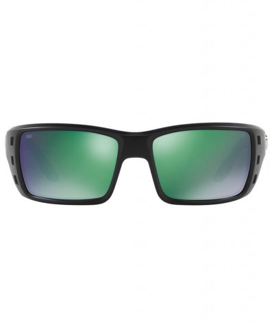 Polarized Sunglasses PERMIT 62 BLACK MATTE/GREEN MIRROR $68.25 Unisex