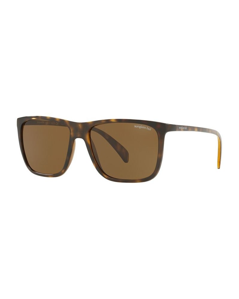 Sunglasses HU2004 57 BROWN/BROWN $16.83 Unisex