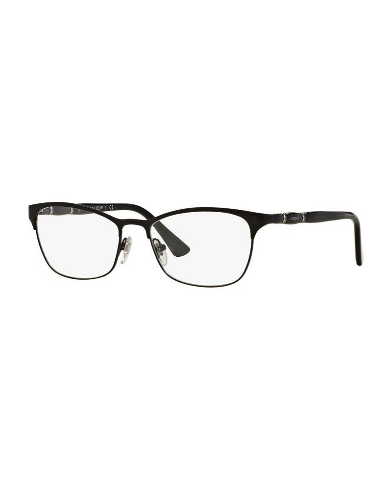 VO3987B Women's Cat Eye Eyeglasses Black $42.38 Womens