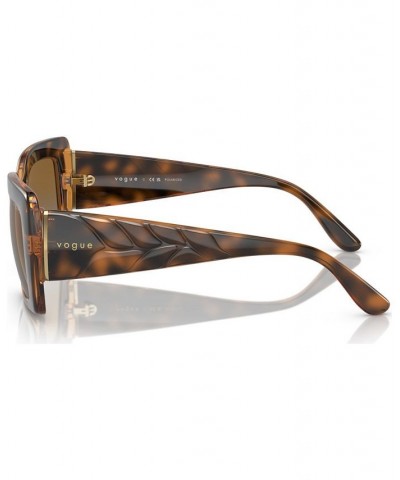 Women's Polarized Sunglasses VO5481S Top Havana/Brown $24.48 Womens