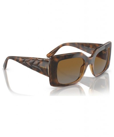 Women's Polarized Sunglasses VO5481S Top Havana/Brown $24.48 Womens