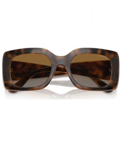 Women's Polarized Sunglasses VO5481S Top Havana/Brown $24.48 Womens