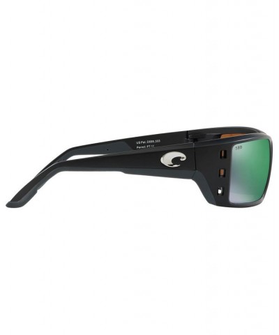 Polarized Sunglasses PERMIT 62 BLACK MATTE/GREEN MIRROR $68.25 Unisex