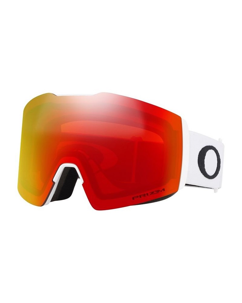 Unisex Fall Line L Snow Goggles OO7099-07 Matte White $34.56 Unisex