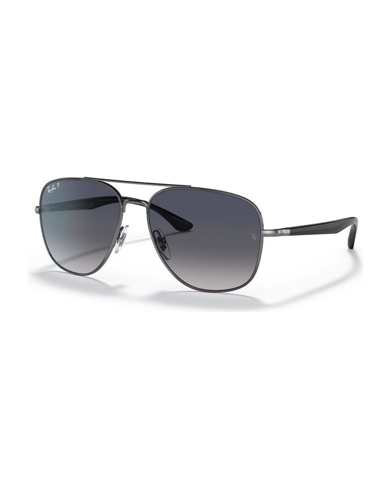 Unisex Polarized Sunglasses RB3683 56 Gunmetal $48.24 Unisex