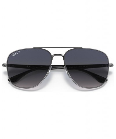 Unisex Polarized Sunglasses RB3683 56 Gunmetal $48.24 Unisex