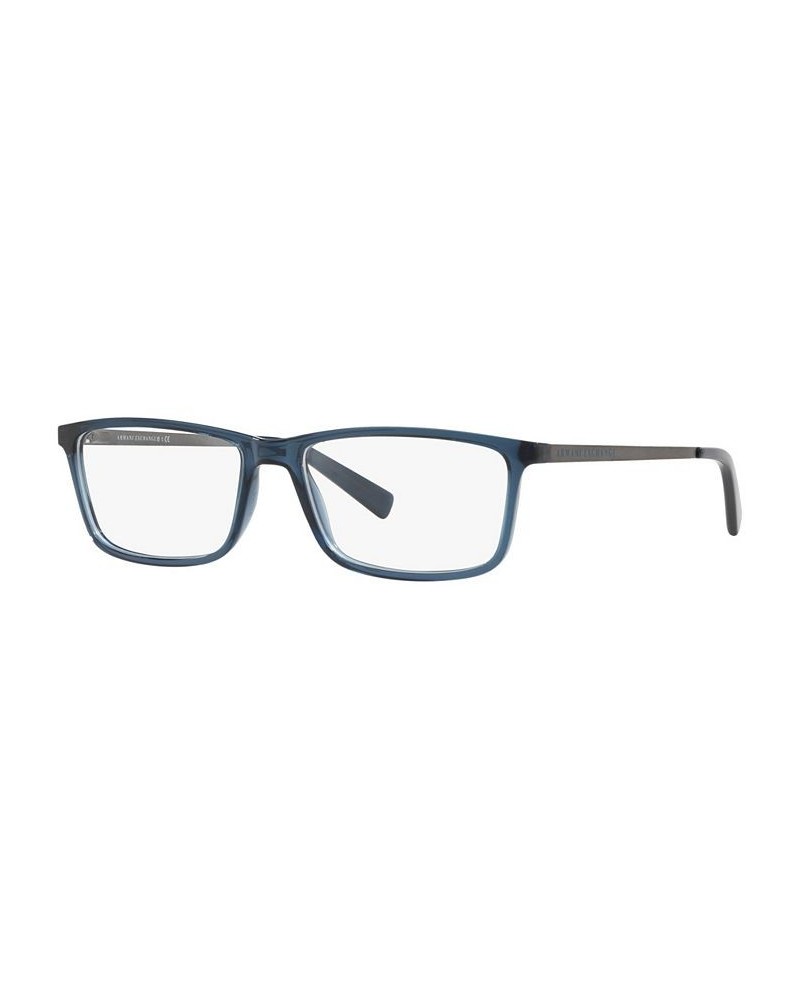 Armani Exchange AX3027 Men's Rectangle Eyeglasses Transparen $22.50 Mens