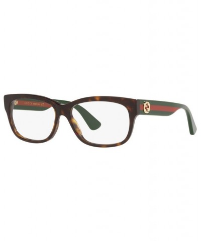 GG0278O Women's Rectangle Eyeglasses Brown $126.15 Womens