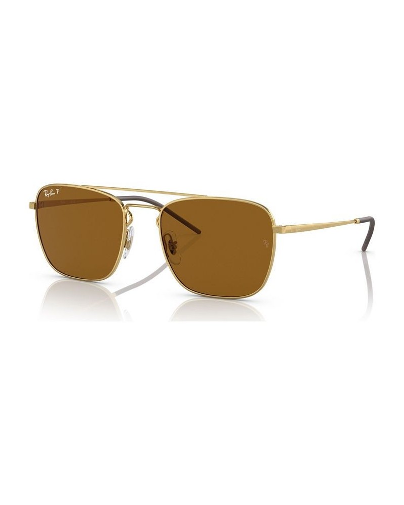 Men's Polarized Sunglasses RB358855-P Silver-Tone $33.48 Mens