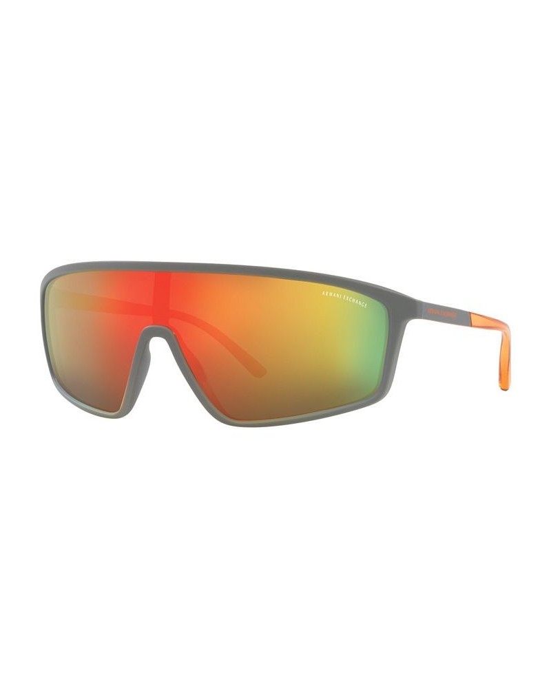 Men's Sunglasses AX4119S 37 Matte Gray $18.72 Mens