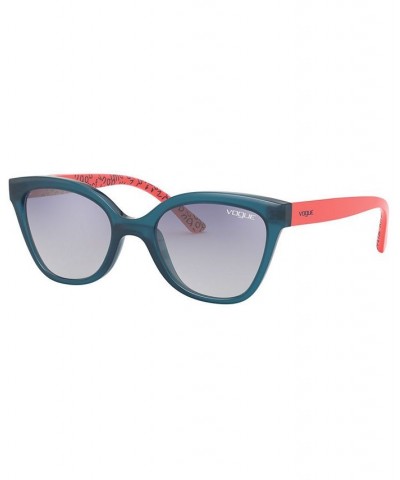 Sunglasses VJ2001 45 OPAL BLUE/CLEAR GRAD LT BLUE MIRROR SILV $11.00 Unisex