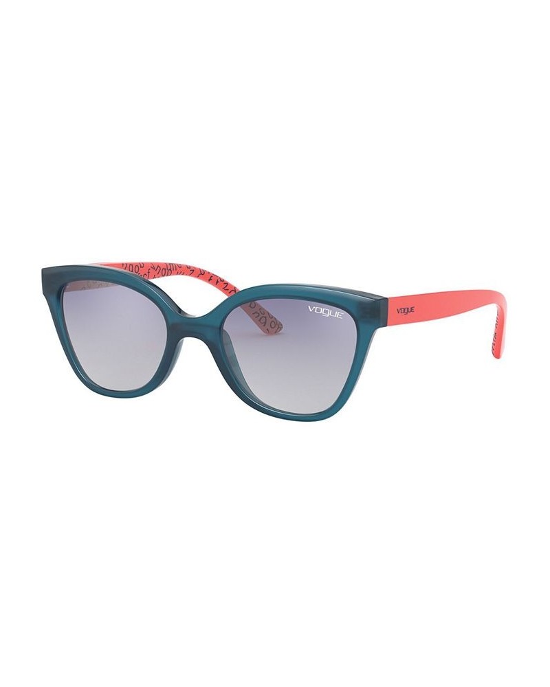 Sunglasses VJ2001 45 OPAL BLUE/CLEAR GRAD LT BLUE MIRROR SILV $11.00 Unisex