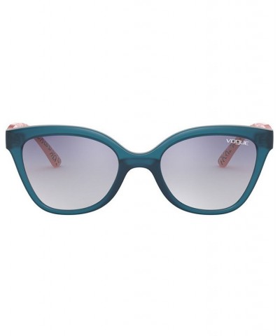 Sunglasses VJ2001 45 OPAL BLUE/CLEAR GRAD LT BLUE MIRROR SILV $11.00 Unisex