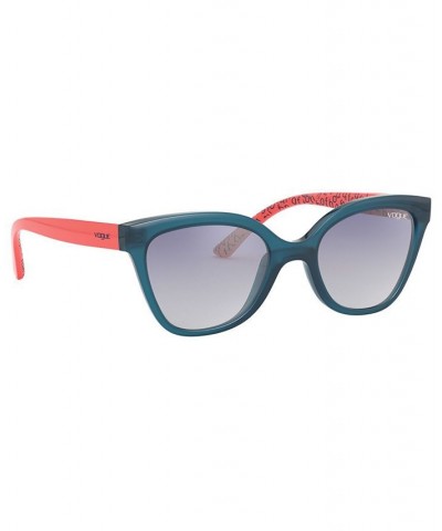 Sunglasses VJ2001 45 OPAL BLUE/CLEAR GRAD LT BLUE MIRROR SILV $11.00 Unisex