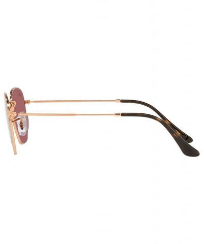 Unisex Polarized Sunglasses Hexagonal RB3548N Rose Gold-Tone $42.60 Unisex