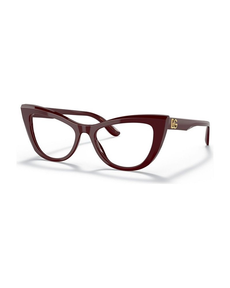 DG3354 Women's Cat Eye Eyeglasses Bordeaux $63.00 Womens